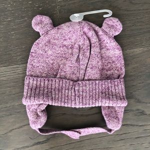 Baby gap purple knit hat 3-6M NWT
